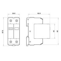 Finder 7P.12.8.275.1012 7P.12.8.275.1012 Overspanningsveilige afleider 30 kA 1 stuk(s) - thumbnail