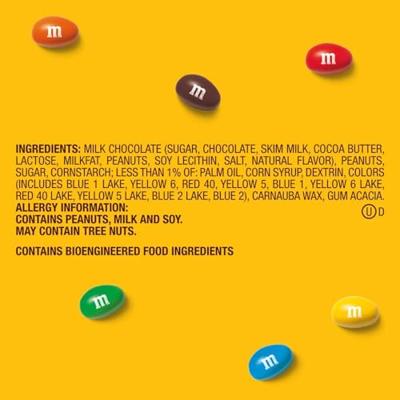 M&M&apos;S Pinda chocolade snoepjes partyzak 800g bij Jumbo