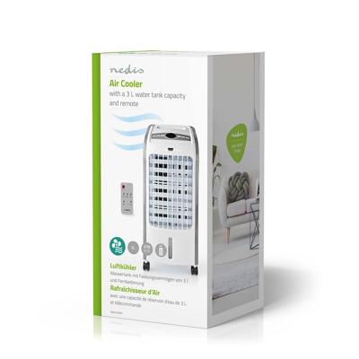 Nedis COOL115CWT Air Cooler 3 L 270 M³/h Timer Remote Control Nedis COOL115CWT Air Cooler 3 L 270 M³/h Timer Remote Control