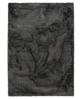 Tapeso Zacht hoogpolig vloerkleed - Comfy plus - donkergrijs - 140x200 - thumbnail