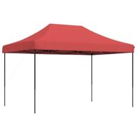 Partytent inklapbaar pop-up 410x279x315 cm bordeauxrood - thumbnail