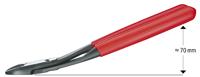 Knipex 74 21 200 Kracht-zijsnijtang 200mm gebogen met kunststof grepen | geatramenteerd - thumbnail