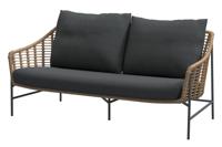 Timor living bench 2.5 seaters Harvest with 3 cushions | 4 Seasons Outdoor - thumbnail