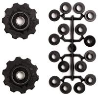 Shimano Derailleurwieltjes 10 tanden 8s zwart 2 stuks - thumbnail