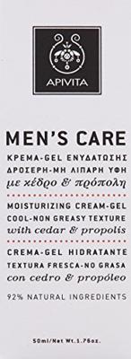 Apivita Men's Care Moisturizing Cream-Gel with Cedar & Propolis 50ml