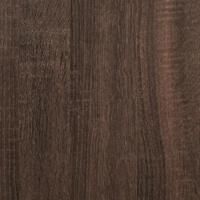 Schoenenkast 80x21x57 cm bewerkt hout bruineikenkleurig - thumbnail