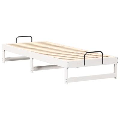 Bedframe Wit 80 x 200 cm Massief grenenhout