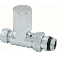 Riko luxe radiatorventiel 1/2"x15 (M22) knel recht - thumbnail