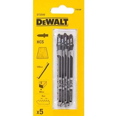 DeWalt Accessoires Decoupeerzaagblad HCS voor hout, spaanplaat <60mm, 100x74x4mm, (T101DP) - DT2049-QZ