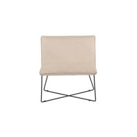 Nohr Fauteuil 'Tindra' Velvet, kleur Beige - thumbnail