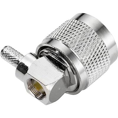 TRU COMPONENTS TC-9199208 UHF-connector Stekker, haaks 50 Ω 1 stuk(s)