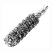 Lessmann Pijpborstel | lengte 115 mm d. 14 mm | staaldraad golvend | afzetsellengte 80 mm | 1 stuk - 500314 500314a - thumbnail