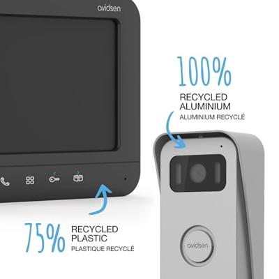 Avidsen PRIMA Complete set voor Video-deurintercom Kabelgebonden Zwart, Aluminium Avidsen PRIMA Complete set voor Video-deurintercom Kabelgebonden Zwart, Aluminium