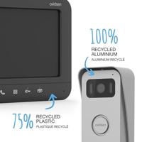 Avidsen PRIMA Complete set voor Video-deurintercom Kabelgebonden Zwart, Aluminium - thumbnail