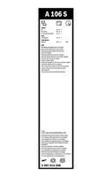 Bosch ruitenwissers Aerotwin A106S - Lengte: 700/425 mm - set wisserbladen voorzijde A106S - thumbnail