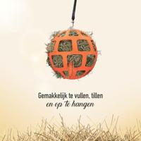 Hay Slowfeeder fun and flex 22 cm Oranje Bal - thumbnail
