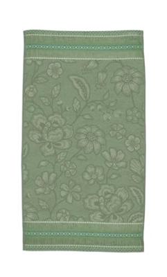 Pip Studio Pip Studio Jasmin Jacquard handdoek Groen 55x100 cm