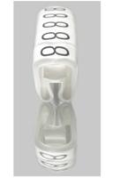 Weidmüller CLI C 02-3 GR/SW 8 MP Markeerring Opdruk 8 Buitendiameter 1.3 tot 3 mm 0252111527 - thumbnail