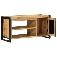 Schoenenbank Bruin 100 x 40 x 50 cm Massief mangohout - thumbnail