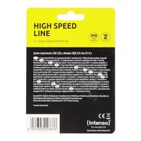 Intenso High Speed Line USB-stick 128 GB Zwart, Geel 3537491 USB-A 3.2 Gen 2 - thumbnail