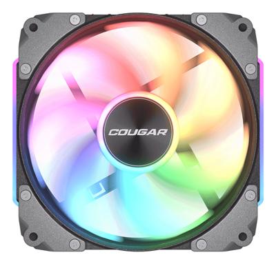 Cougar CF-ARB12HB-RGB PC-ventilator Zwart (b x h x d) 120 x 120 x 28 mm