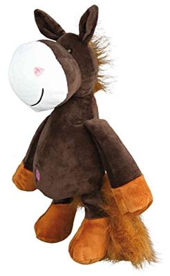 Trixie pluche paard met dierengeluid Trixie pluche paard met dierengeluid