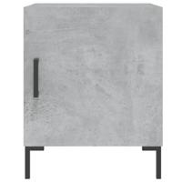 Nachtkastjes 2 st 40x40x50 cm bewerkt hout betongrijs - thumbnail