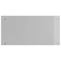 VidaXL Keuken spatscherm lichtgrijs 80 x 40 cm gehard glas - thumbnail