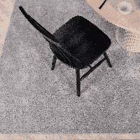 Nohr Vloerkleed 'Les' 250 x 350cm, kleur Zilver - thumbnail