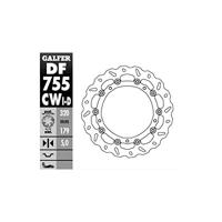 GALFER wave remschijf "df 755" rotor brake rotors floating left - thumbnail