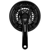 Shimano crankstel tourney cg triple 24-34-42 175mm zw. -4mm - thumbnail