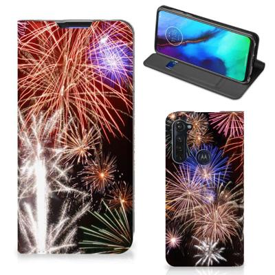 Motorola Moto G Pro Hippe | Standcase | Vuurwerk