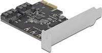 DeLOCK 2 port SATA PCI Express Card adapter - thumbnail
