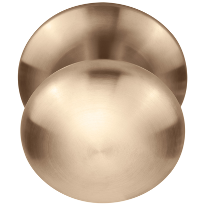 Formani | Voordeurknop LB80V Vast op Rozet | PVD licht brons Formani | Voordeurknop LB80V Vast op Rozet | PVD licht brons