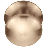 Formani | Voordeurknop LB80V Vast op Rozet | PVD licht brons - thumbnail