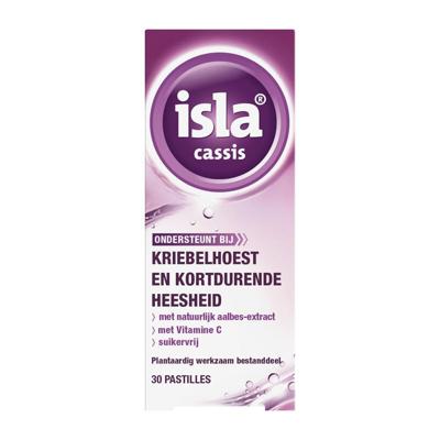 Isla Cassis Keelpastilles - bij kriebelhoest en kortdurende heesheid Isla Cassis Keelpastilles - bij kriebelhoest en kortdurende heesheid