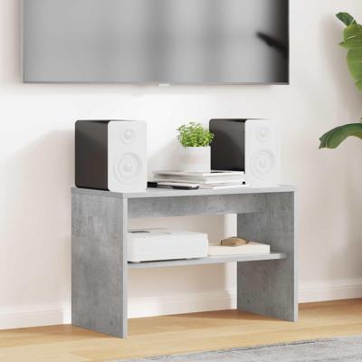 TV-kast Beton Grijs 60 x 30 x 40 cm Bewerkt hout