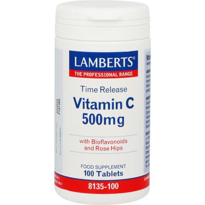 Lamberts Vitamine C 500 Time Release & Bioflavonoiden Tabletten