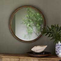 Rivièra Maison Ronde Spiegel 'Isola' Iepenhout, 80cm - thumbnail