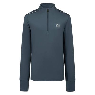 Cruyff Ametrine Trainingstrui 1/4-Zip Kids Donkerblauw