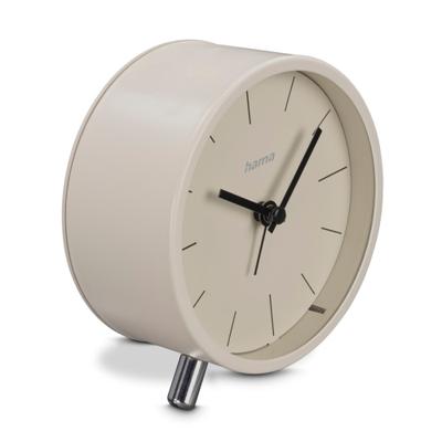 Hama dcf wekker flores tikt niet grijs/beige