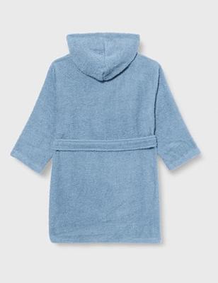 Playshoes badjas uni jeansblauw-170-176