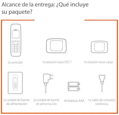 Draadloze telefoon Gigaset AS690 Duo Zwart
