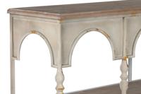 Planken Home ESPRIT Wit Natuurlijk Metaal 159 X 36,5 X 91 cm - thumbnail