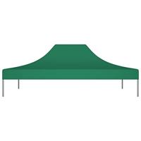 VidaXL Partytentdak 270 g/m² 4x3 m groen - thumbnail