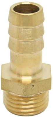 Messing slangtule - 8mm x 1/2 - buitendraad