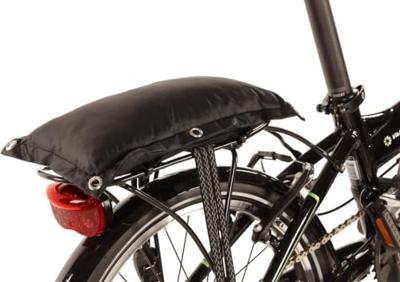 Bagagedragerkussen NietVerkeerd FAT 34 x 18 x 9cm - zwart