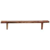 Wandschappen 2 st 90x20x16 cm massief acaciahout - thumbnail