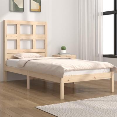 Bedframe zonder matras massief grenenhout 90x200 cm