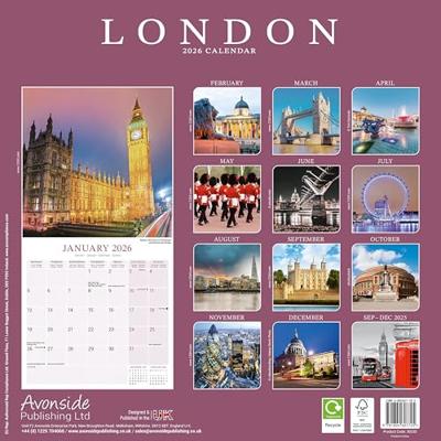 Londen Kalender 2026